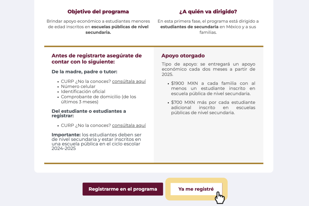 Guía paso a paso para completar exitosamente el registro en línea de la Beca Rita Cetina. Conoce los requisitos, pasos y consejos clave para asegurar tu aplicación y dar un paso firme hacia tu futuro educativo. ¡Aplica ahora y transforma tu vida!